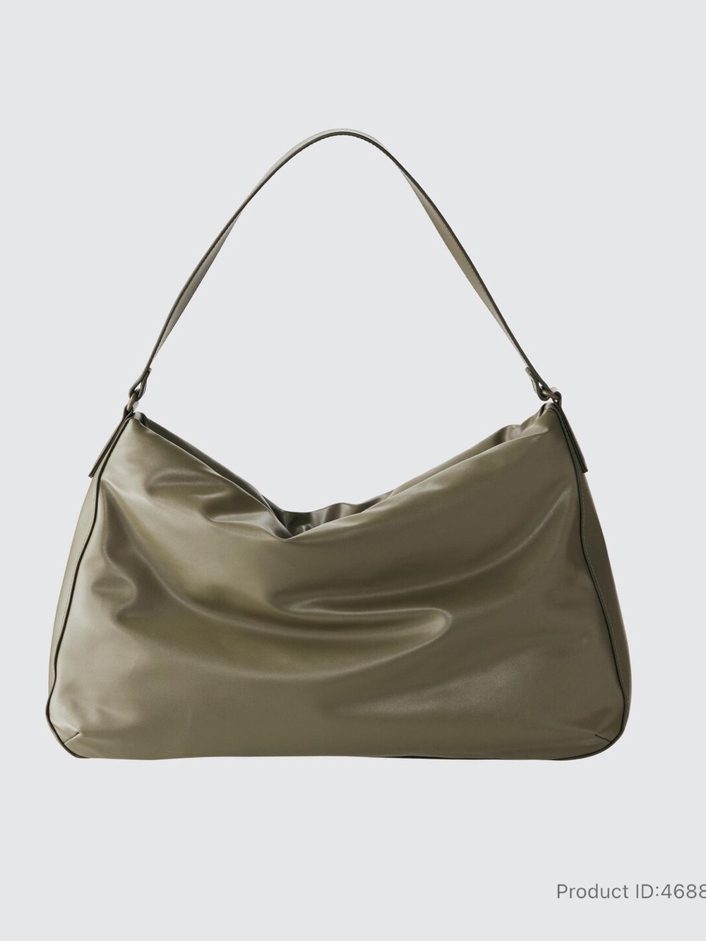UNIQLO Olive Green Slouch Shoulder Bag
